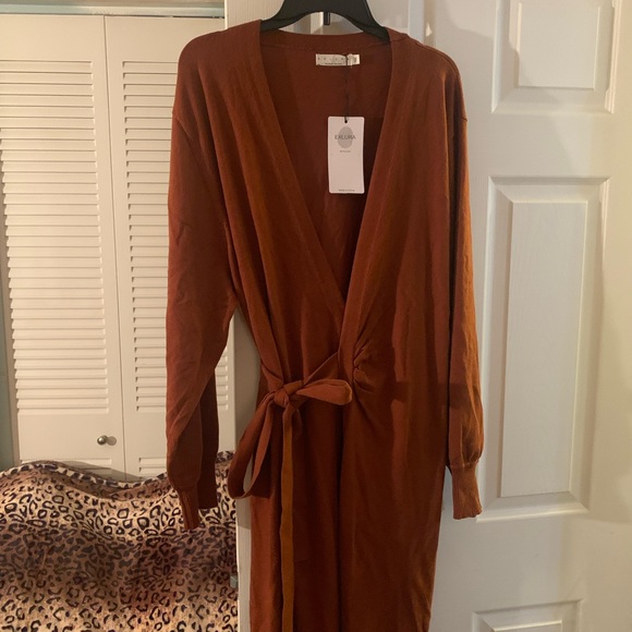 EXLURA Womens Knit Sweater Dress. - Picture 2 of 8